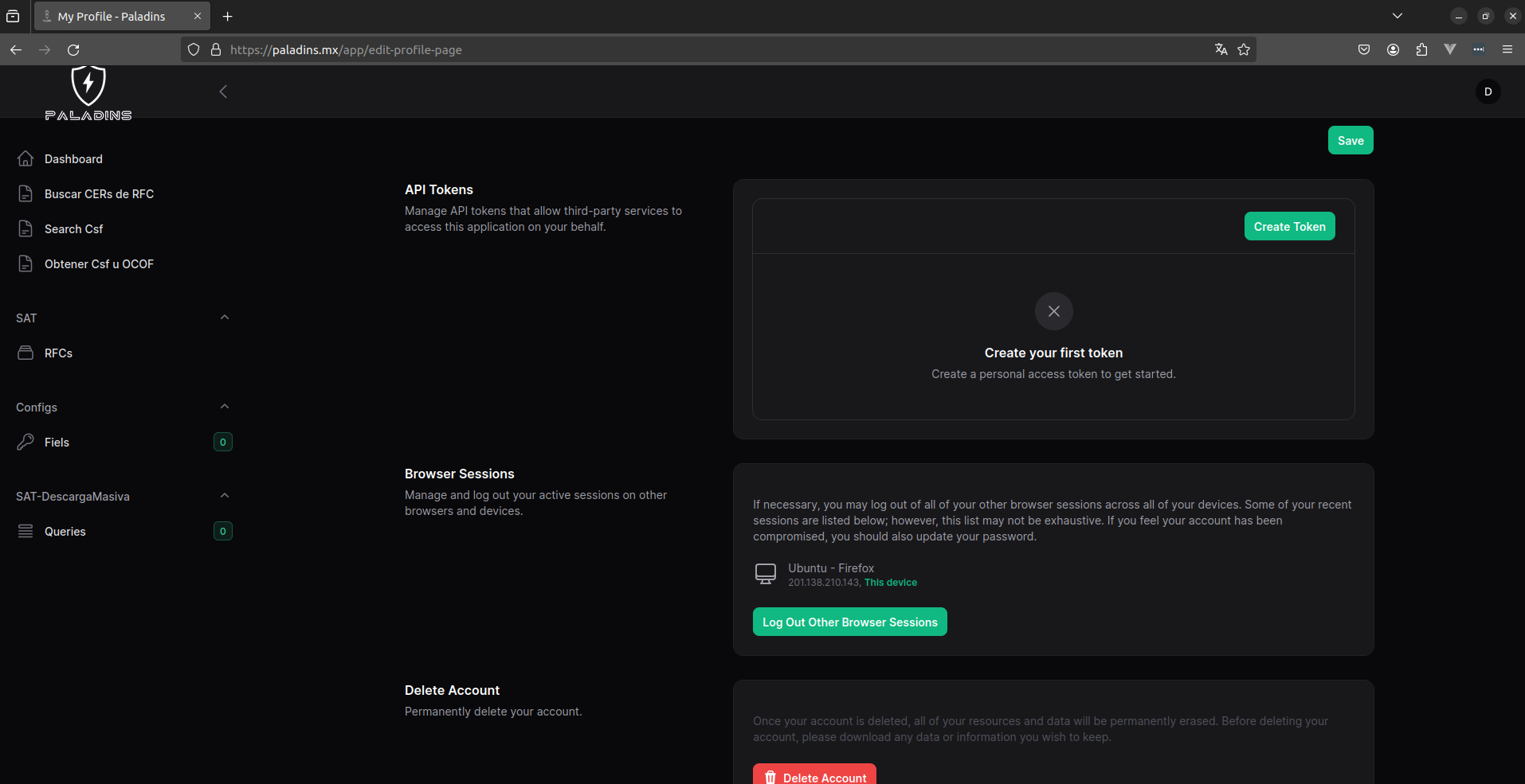 perfil-api-tokens